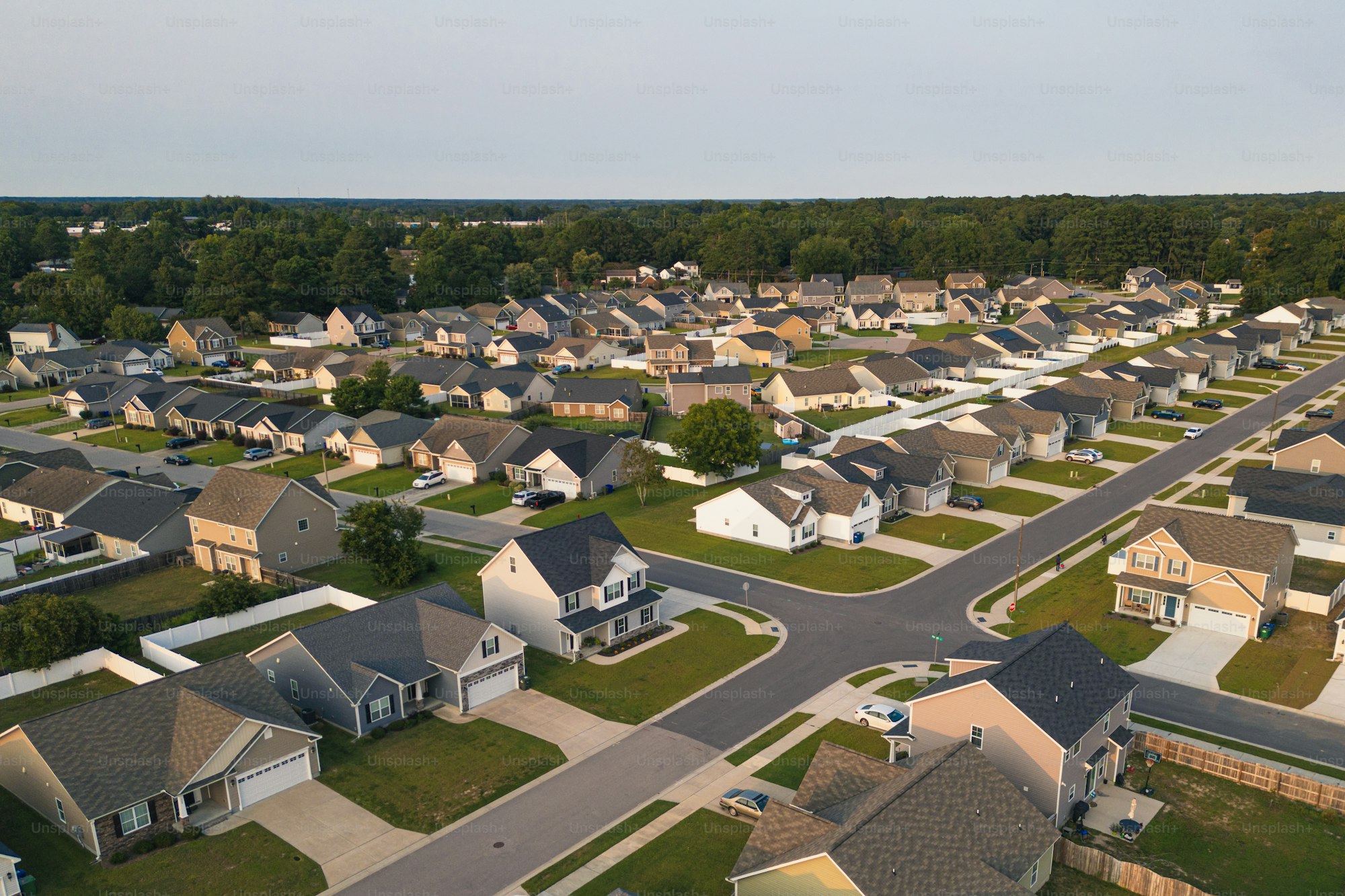 A new neighborhood of homes